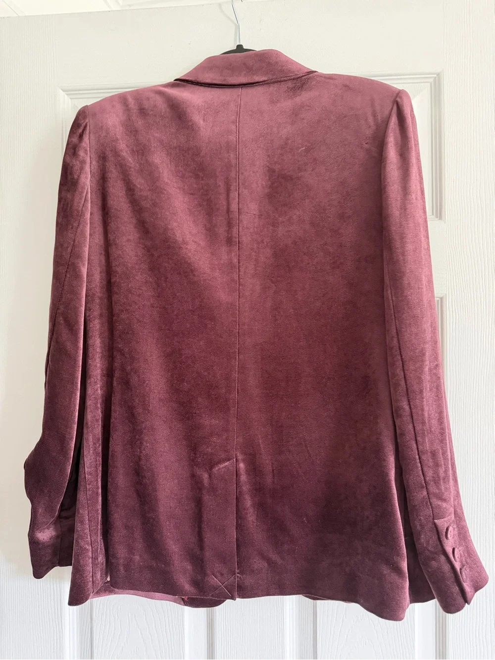 CAbi Plum Velvet Blazer Jacket